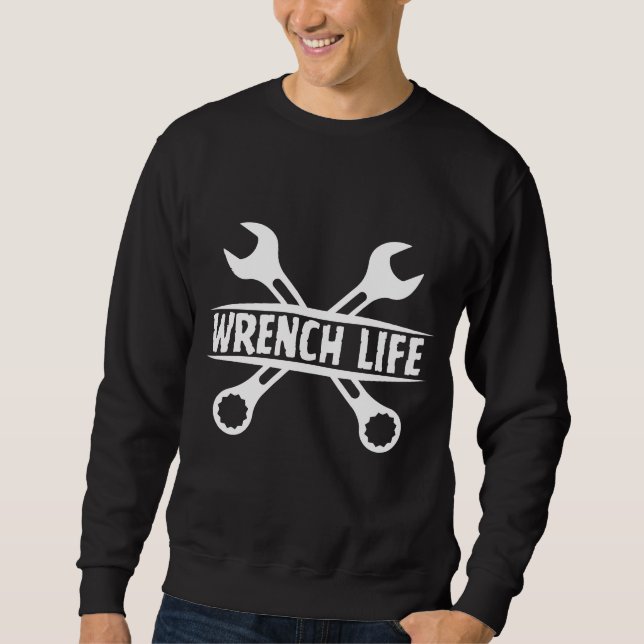 Sudadera Vida de la llave - Orgullo mecánico (Anverso)