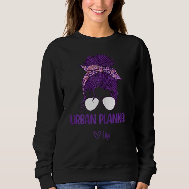 Sudadera Vida de las mujeres planificadoras urbanas (Anverso)