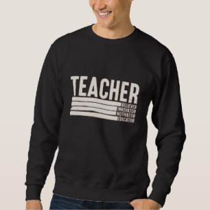 Sudadera Vida de maestro de vuelta al colegio