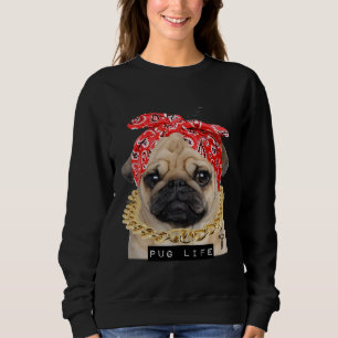 Sudadera Vida de Pug camiseta esencial 320