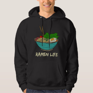 Sudadera Vida de Ramen, Tazón de Fideos Anime Sabrosos