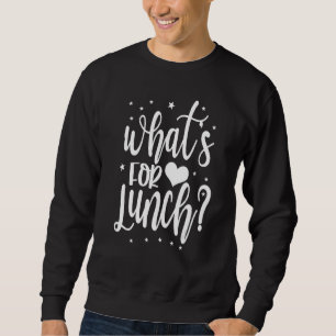 Sudadera Vida de Señora del Almuerzo Qué hay para el almuer