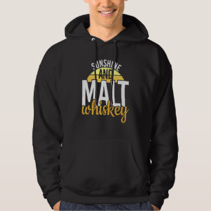 Sudadera Vida de Whisky Fresca Luz del Sol y Whisky de Malt