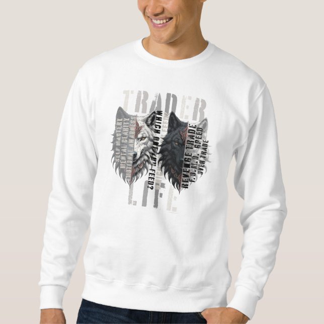 Sudadera Vida del comerciante | Wolf | Ambos lados (Anverso)