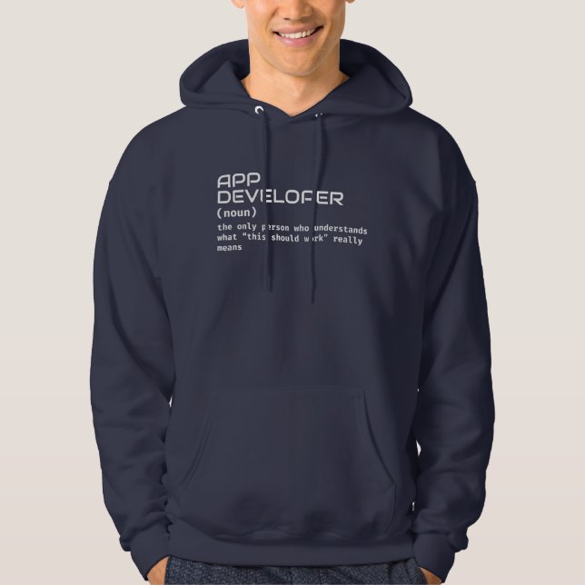 Sudadera Vida del programador - Divertido desarrollador de  (Anverso)