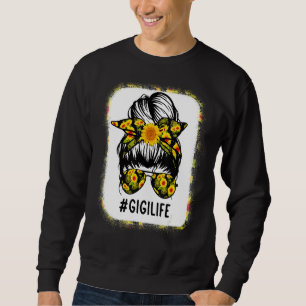 Sudadera Vida Gigi Con Girasol Desordenado Bun