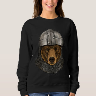 Sudadera Vida silvestre del Renacimiento Templario del Oso 