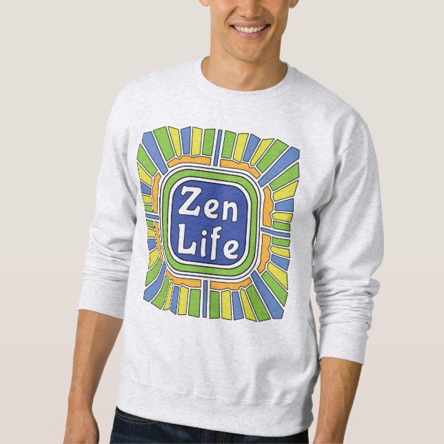 Sudadera Vida Zen para mí (Anverso)