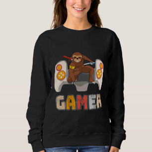Sudadera Video de juego de juegos de eslogan del jugador