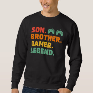 Sudadera Video de la leyenda del jugador de juegos del herm