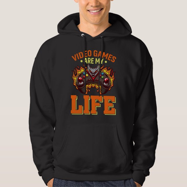 Sudadera Video Games Are My Life Video Games Gaming   2 (Anverso)