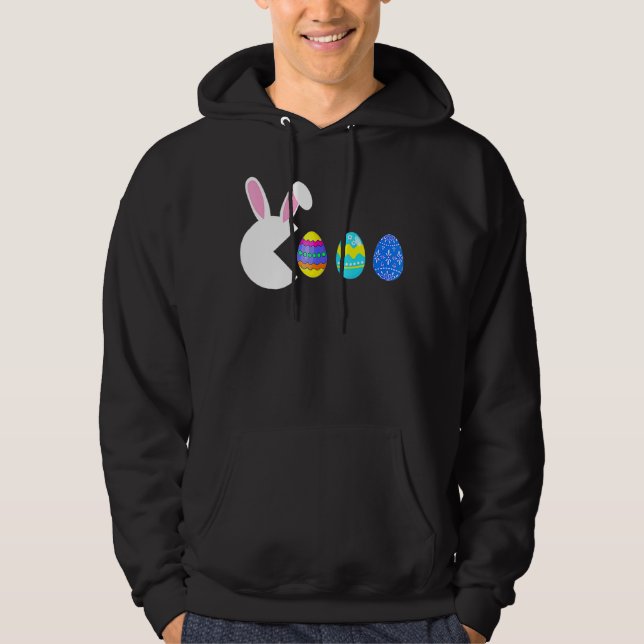 Sudadera Video Games Bunny Eggs Gaming Easter Day Gamer Men (Anverso)