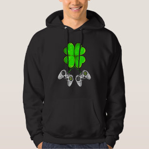 Sudadera Videojuego de amor Shamrock Love en el Día de San 