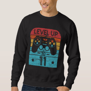 Sudadera Videojuego de cumpleaños Retro Nivel de jugador de