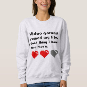Sudadera Videojuegos arruinaron mi vida