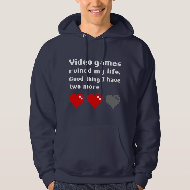 Sudadera Videojuegos arruinaron mi vida (Anverso)