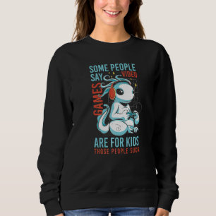 Sudadera Videojuegos de consola de juegos Gamer Gamesalotl