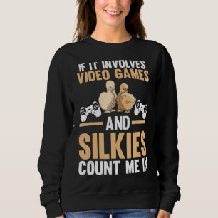 Sudadera Videojuegos Gamer Gaming Silkie Chickens