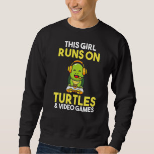 Sudadera Videojuegos Jugador de juegos de tortuga