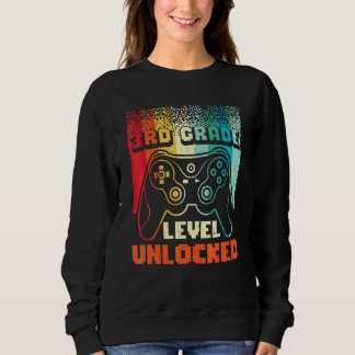 Sudadera Videojugador De Regreso A La Escuela Nivel De Terc