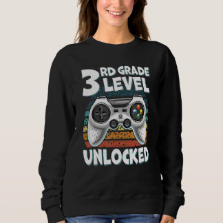 Sudadera Videojugador de vuelta al cole nivel 3er grado des