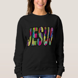 Sudadera Vidrio con manchas coloridas Jesús Diseño Fait cri