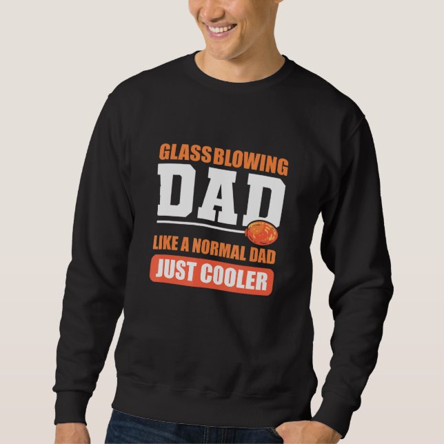 Sudadera Vidrio que sopla a papá (Anverso)