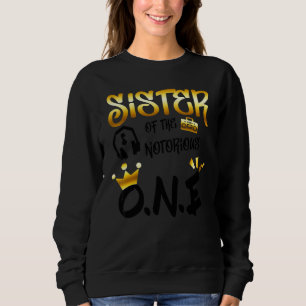 Sudadera Vieja Escuela Hip Hop Hermana Del Notorio Uno