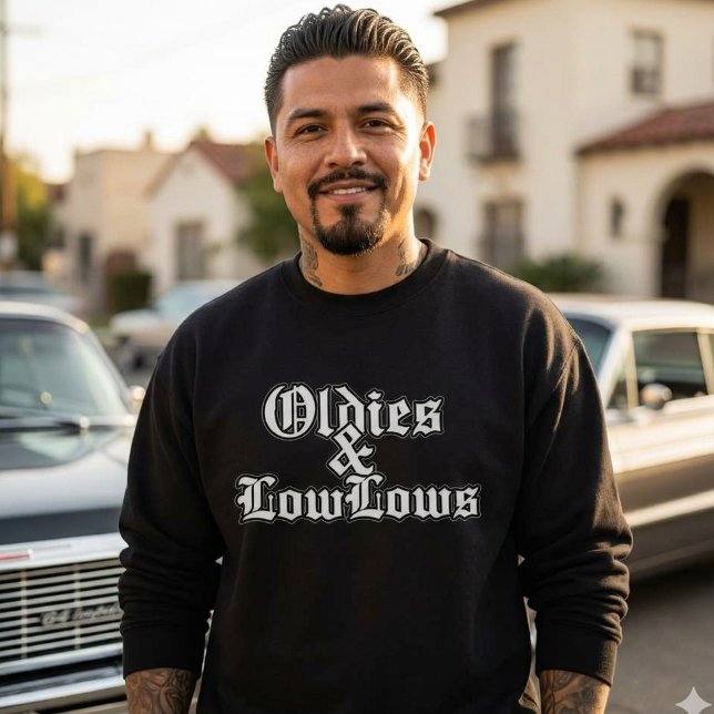 Sudadera Viejitos y bajos bajos  (Oldies and low lows sweatshirt)