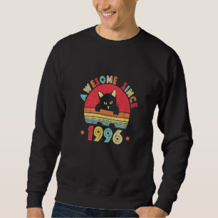 Sudadera Viejo 26º cumpleaños increíble desde 1996 Gato ret