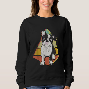 Sudadera Viejo Boston Terrier Dog Retro Molesto Boston