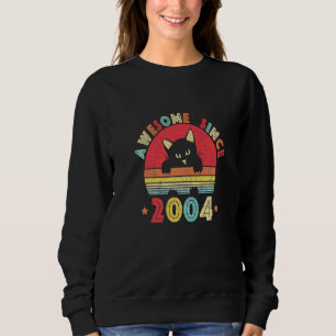 Sudadera Viejo cumpleaños número 18 desde el gato retro 200