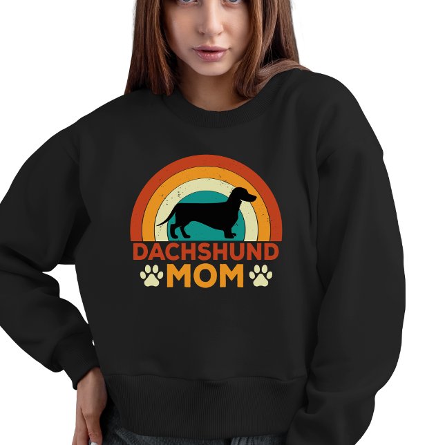 Sudadera Viejo Dachshund Dog Mom Sunset (Subido por el creador)