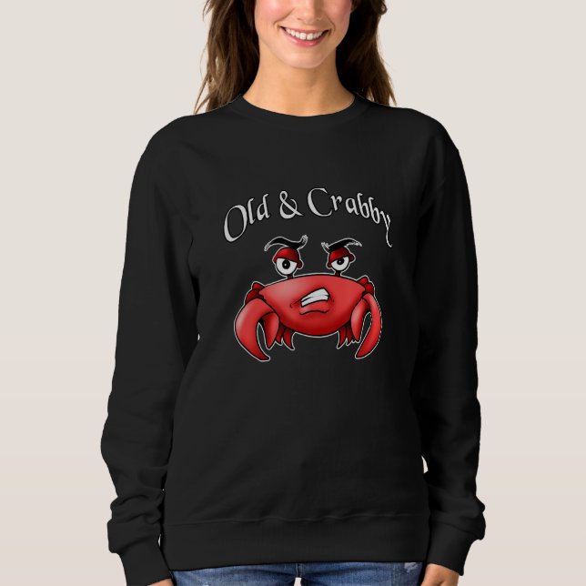 Sudadera Viejo & Gruñón Cangrejo de Mar (Anverso)