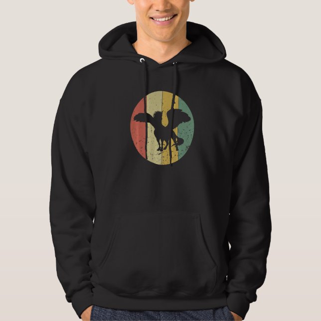 Sudadera Viejo Pegasus Retro Pegasus Silhouette 80s 90s (Anverso)
