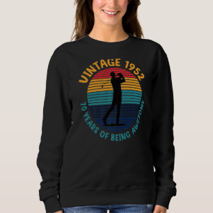 Sudadera Viejos Golfistas De 1952 70 Años De Ser Aterradore