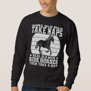 Sudadera Viejos Reales Montan Caballos Caballos Montando Ca