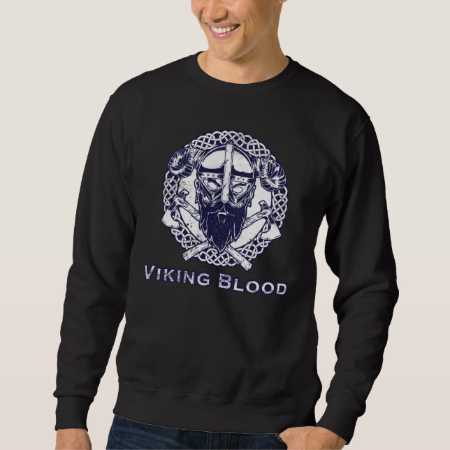 Sudadera Viendo a los dioses nórdicos Valhalla Warrior (Anverso)