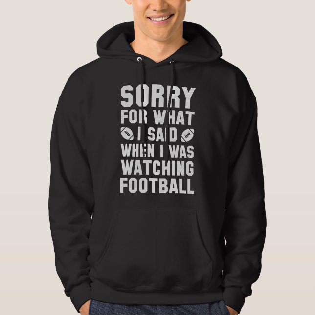 Sudadera Viendo el fútbol (Anverso)