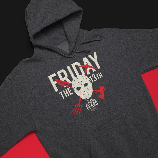 Sudadera Viernes 13 | Máscara de hockey cruzada de armas (Subido por el creador)