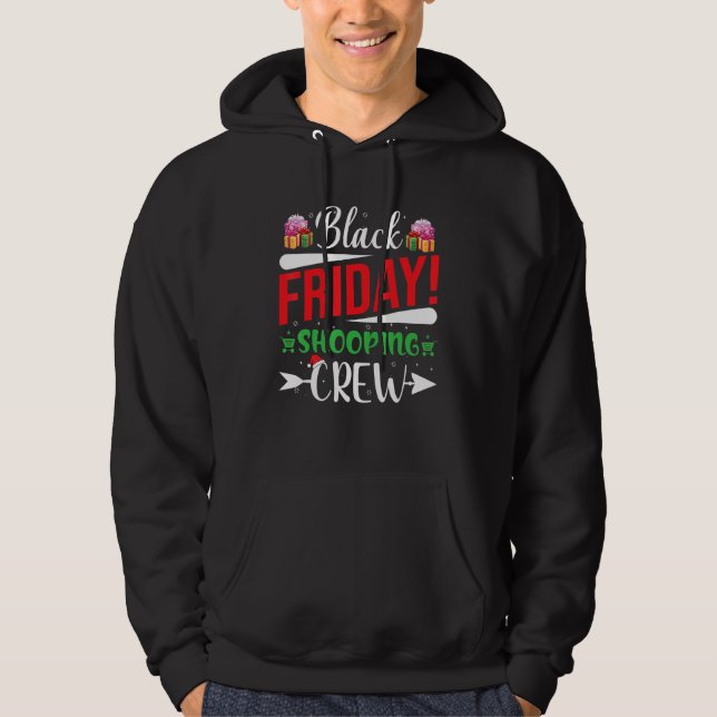 Sudadera Viernes de compras Navidades Black Shopping Fami (Anverso)