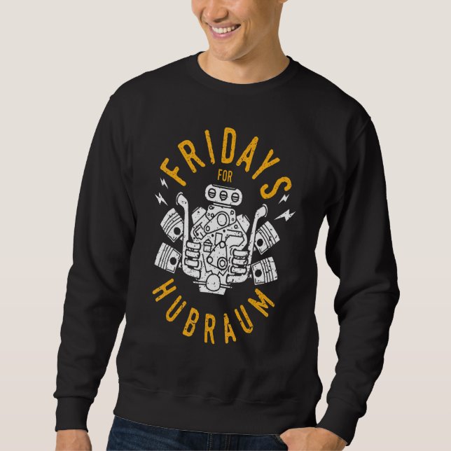 Sudadera Viernes Para Hubraum Car Tuning Climate Change Par (Anverso)