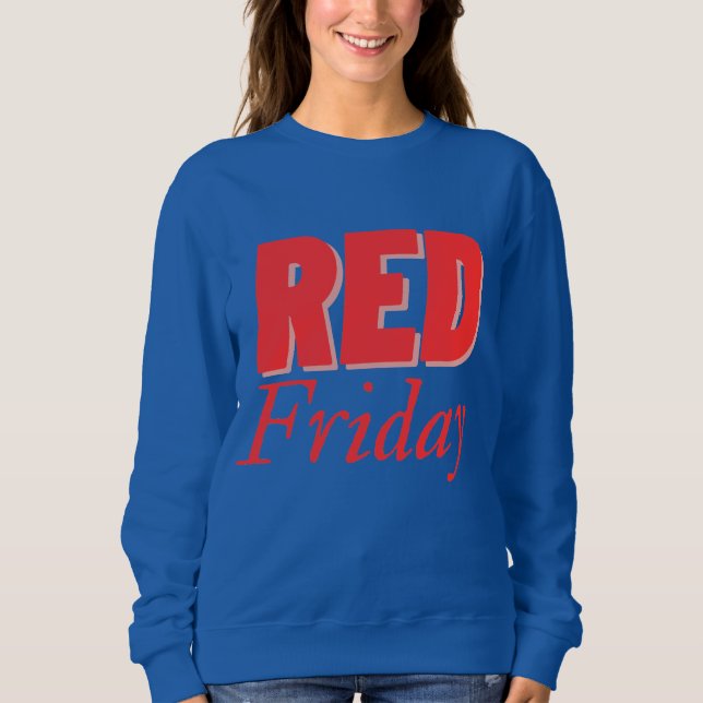 Sudadera Viernes Rojo (Anverso)