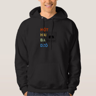 Sudadera Vietnam Viet Vietnamese Mot Hai Ba Dzo One Two Thr