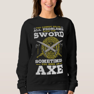 Sudadera Viking Ax Battle Viking Norse Mythology