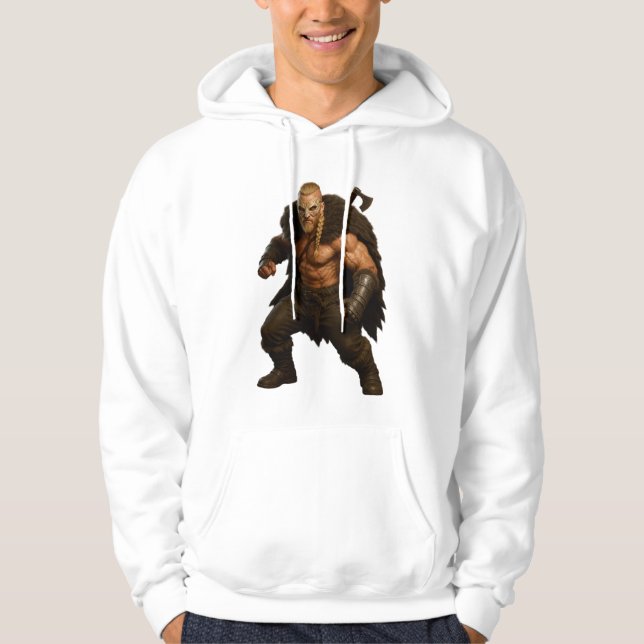 Sudadera Viking Barbarian Hero Hoodie (Anverso)