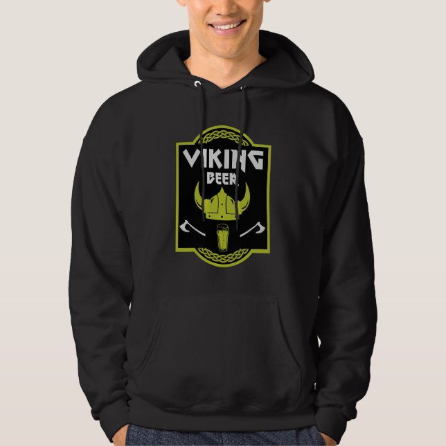 Sudadera Viking Beer Drinker (Anverso)