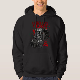 Sudadera Viking Blood Odin Y Raven Culture Of The Vikings