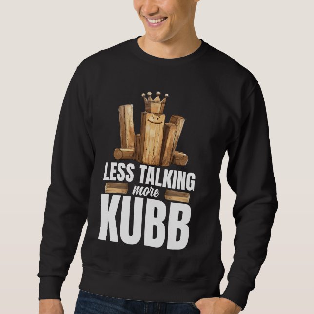 Sudadera Viking Chess Lawn Game Kubb Yard Set King Kub (Anverso)