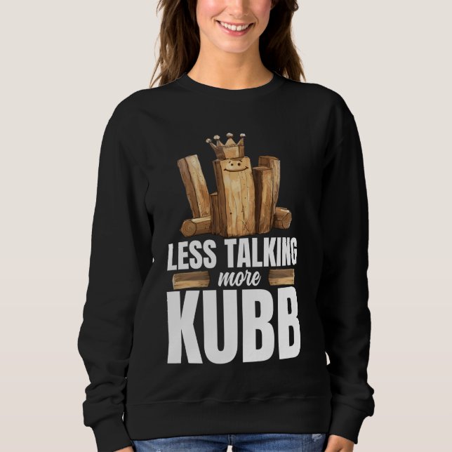 Sudadera Viking Chess Lawn Game Kubb Yard Set King Kub (Anverso)